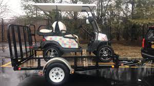 Golf Cart Fit on The Trailer